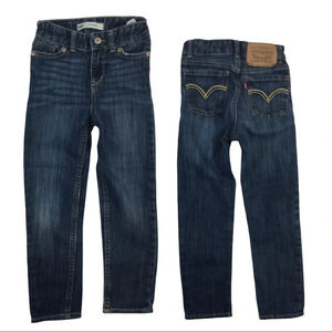 WJ167 Girls Levi’s Boyfriend Fit Denim Jeans 5 Reg